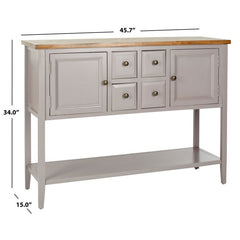 Quartz Gray 45.7'' Console Table Keep the Entryway Tidy While Crafting A Welcoming Display