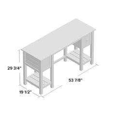 Myrasol Desk Clean Elegant and Bright Perfect for your Office Space