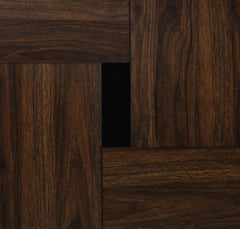 30-inch Modern Accent Storage Cabinet - Dark Walnut 2 Doors 4 Interior Compartments 2 Tall and 2 Smaller Adjustable Metal Door Hinges