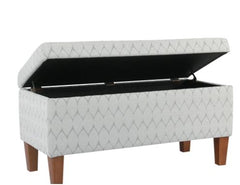 Large Textured Storage Bench Add Style and Storage to Any Room in your Home with Our Classic Large Storage Bench