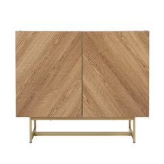 39.37'' Wide Sideboard Adjustable Shelves Brings Ample Storage Mid-Century Modern