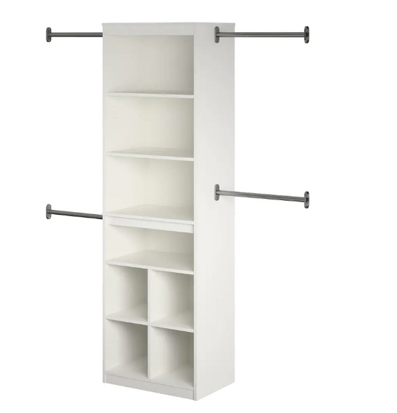 Systembuild Evolution Rochon Closet Storage System - Dove Grey