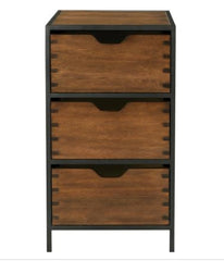 3-drawer Storage Cabinet Make A Space for Storage and Organization with this Charming Three-Drawer Storage Cabinet