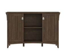 Accent Storage Cabinet Organize your Entryway or Living Area Open Cubby and Two Cabinets