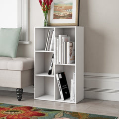 5 Shelf Bookcases Organize Your Collection of Art Books or Start your Own Mini Library Shelves That Offer Plenty of Space