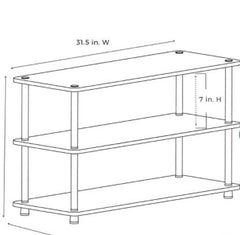 12 Pair Shoe Rack 3 Shelf Easily Organize Shoes, Accessories, Hats, Purses Getting Organized Quick and Easy