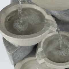 Cement Fountain with Light This Outdoor Tiered Pot Fountain A Highlight Of Your landscape. Ideal For A Patio Or Garden