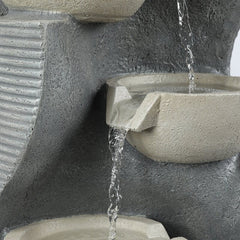 Cement Fountain with Light This Outdoor Tiered Pot Fountain A Highlight Of Your landscape. Ideal For A Patio Or Garden