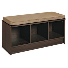 ClosetMaid® 3-Cube Entryway Storage Bench, Espresso