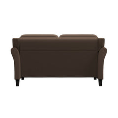 Flared Arm Loveseat Two-Seat Option Fit Your Space and Style Foam Cushions and Curved Arms Relax in Pure Comfort