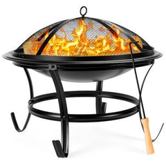 Mainstays Owen Park 28 inch Round Wood Burning Fire Pit