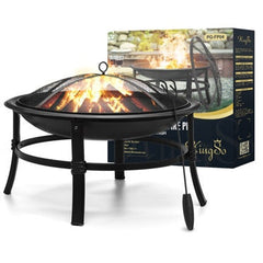 Mainstays Owen Park 28 inch Round Wood Burning Fire Pit