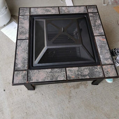 Adonis Steel Wood Burning Fire Pit Table