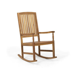 Teak Outdoor Rocking Solid Wood Chair Rocking Chair That Allows You To Set up a Cozy Corner for Well-Deserved Relaxation