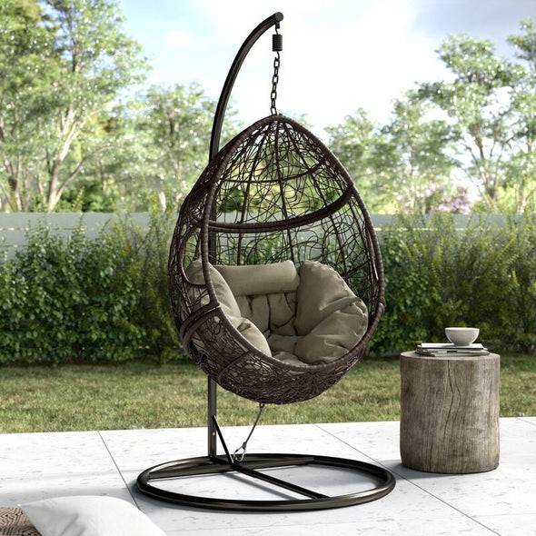 Porch Swing with Stand Perfect Perch for an Outdoor Space, Great Option for Outfitting Your Patio or Deck with a Cozy Seat