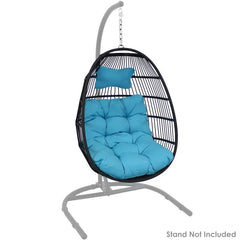 Porch Swing  Swing Chair with Cushions is the Perfect Place to Lounge and Relax After a Hard Day. It is Great for Reading a Book or Sitting