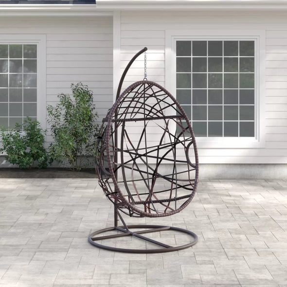 Brown Porch Swing with Stand Great Your Backyard or Patio Space With This Charming and Fun Hanging Chair