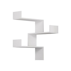 3 Piece Corner Shelf Modern Wall Shelf Stackable Take on Corner Shelving Perfect for Any Home or Office