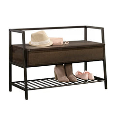 Wooden Storage Standing Rack Ermont Flip Top Storage Bench