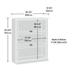 Standard Bookcase 3-shelf Bookcase Add Storage Space to the Living Room, Guest Room, Hallway, Entryway, or Even the Bedroom