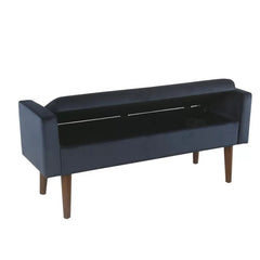 Mosier Upholstered Flip top Storage Bench