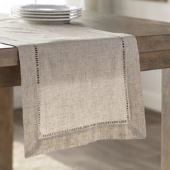 Silverlock Hemstitched Table Runner