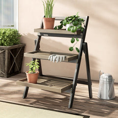 Plant Stand Perfect Way to Organize and Display Potted Plants, Ceramics, Kitsch, Outdoor Tools, and Any Other Odds and Ends