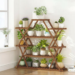 Plant Stand Multilayer Space for Displaying your Lovely Bonsai Plants will Brighten up your Indoor Living Space Multi-Tiers