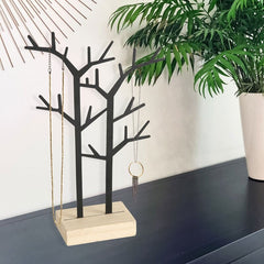 Jewelry Stand Tree of Life Jewelry Holder Perfect for Organized Rings, Dangling Bracelets Tabletops, Counters, or Dressers