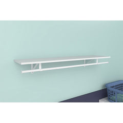 Shelving With laminate shelves, Wood Shelf Kit Makes It Easy to Add Shelving to your Homer Perfect for Space Saving Fit any Room