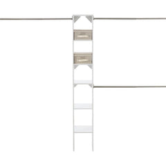 Suite  Symphony Closet System Starter Kit Beautiful Closet System in Your Home Shelf Space, Hanging Space