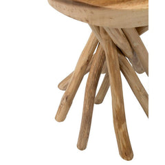 End Table Sidekick For Any Sofa, Bed, or Little-Used Corner Built by Hand From Solid Teak Wood