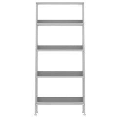 True White Haralda 55'' H x 24.1'' W Ladder Bookcase Perfect for Living Room of Home Office to Add Sophisticated Organization