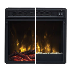 Fontana Blue Electric Fireplace Insert with 4,600 BTU Heater That Provides Supplemental Zone Heating for up to 400 Square Feet