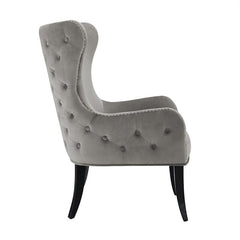 Tufted Wingback Chair Great Accent For Your Home Office, Bedroom Or Living Room Provide for Supportive and Comfortable Seating