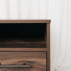 1 Drawer Nightstand in Brown Simple and Elegant in Its Design, This Piece Keeps your Home Decor Grounded While Elevating your Modern Style