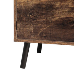 1 Drawer Nightstand in Rustic Brown Nightstand for the Bedroom, Which is Also An End Table for Snacks in The Living Room Or A Storage Table