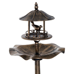 3-in-1 Birdbath Allows it to be Used as a Birdbath, a Feeder, and a Flower Planter Most of your Backyard Touch to your Outdoor Decor