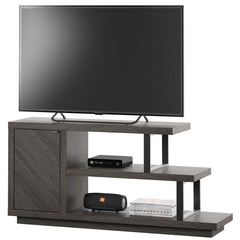 Dark Gray TV Stand for TVs up to 50" Adjustable Shelving for Remotes, Gaming Controllers, Throws, and Other Must-Haves