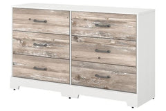 River Brook Dresser Make Space for Storage and Style in your Home with this Chic and Sophisticated Dresser. Six Smooth-Gliding Drawers