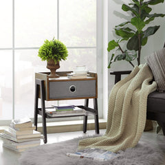 End Table with Storage Coffee Table in the Living Room, Or An End Table When Decorating A Reading Nook. Large Storage Capacity