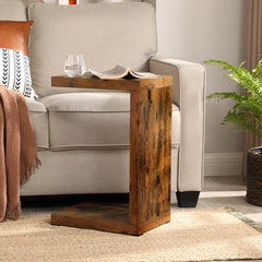 Floor Shelf End Table Nightstand. It’s Also A Computer Table. Boasting A Smart, Space-Saving C Shape Put it Next to your Bed for A Lamp