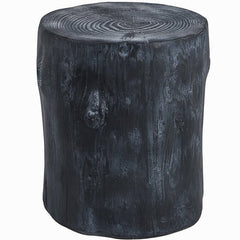 Black Tree Stump End Table for your Indoor or Outdoor Living Space Should Reflect your Personality and Style to Any Setting