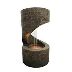 Resin Fountain with Light Add Charm and Elegance to your Home or Garden with this Exquisitely Designed Calming Sound of Water As Falls