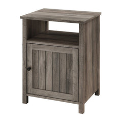 Gray Wash Square Nightstand Traditional Tone in your Living Room in a Use in the Bedroom for Easy Access to Nighttime essentials