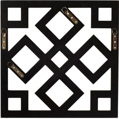 Lattice Wall Mirror This Mirror Features An Interlocking Design of Mirrored Lattice Perfect for your Any Room