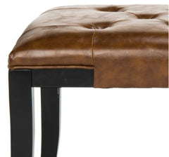 Leather Saddle Bench - 47" x 20" x 18" Add A Touch of Mid-Century, Modern Styling to your Home Decor