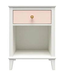 Nightstand - White/Multi Add A Fun Style To your Bedroom, Living Room