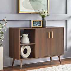 Walnut Amillano Sideboard Brings Mid-Century Modern Style to your Dining Room Entryway or Kitchen