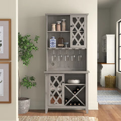 Bar Cabinet Brings An Array of Storage Options to your Dining Room or Kitchen